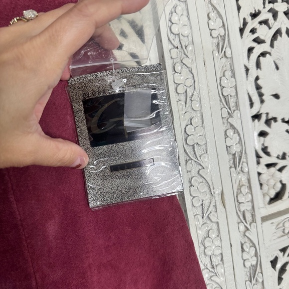 Vtg Deadstock Global Identity Burgundy Red Suede Leather Pencil Skirt Sz Small - Picture 7 of 10